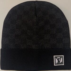 Louis Vuitton Black Knit Beanie